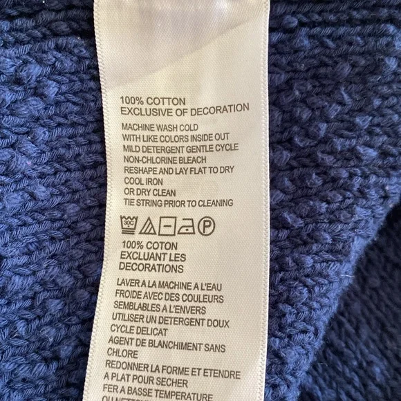 Tommy Bahama Eden Bay Tassel Tunic Beach Sweater embroidered tassel ties Size M - Picture 14 of 16